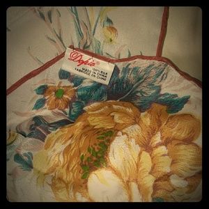 Vintage 1960s Silk scarf
